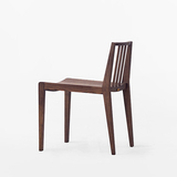 唐顿简约现代单椅设计师极美日式家具书椅凳水曲柳胡桃木实木餐椅