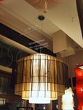 现代设计师灯具丝线羊皮纸多层吊灯客厅酒店会所宴会厅工程灯具饰