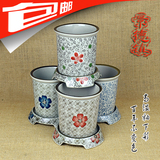 景德镇陶瓷筷筒沥水防霉青花装筷子筒盒笼单桶收纳盒创意日式釉下