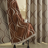成品窗帘布料 定制客厅卧室飘窗遮光遮阳欧式简约现代落地窗ld
