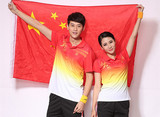 运动装夏装中国梦短袖t恤衫情侣款比赛球服乒乓球网球羽毛球衣服