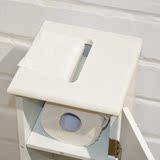 马桶边柜厕纸架子卫生纸架卫生间置物架落地柜矮柜浴室角柜收纳柜
