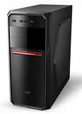 Aigo/爱国者A8台式电脑主机箱 钢板黑化 办公/家用/游戏 USB 3.0