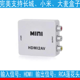 HDMI转AV转换器 hdmi转av头 HDMI转RCA 高清机顶盒转老电视转换器