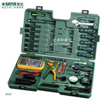 Sata/世达工具箱套装53件电讯维修.电工工具套.装家用工具09535