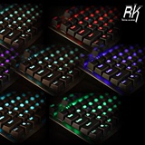 RK RGB 彩光机械键盘  104键背光游戏机械键盘 二次成型键帽