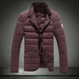 香港代购 2015秋冬新款 moncler蒙口羽绒服男装 男士时尚保暖外套