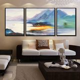 原创简约现代中式 赵无极名家 客厅沙发装饰画 手绘风景抽象油画