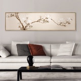 现代中国风格壁画沙发背景墙画有框画卧室床头挂画餐厅客厅装饰画