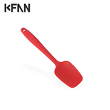 kfan硅胶刮铲小号红色优质耐高温刮勺户外用品一体式刮刀烧烤用具