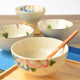 和风大汤碗 日式陶瓷汤碗餐具 日本料理釉下彩拉面碗泡面碗乌冬面