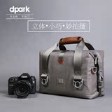 dpark佳能700d单反相机包 大容量专业摄影包 防水帆布索尼微单包