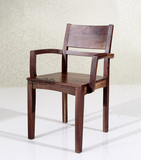 现代简约 进口纯实木北美黑胡桃餐椅 高档实木写字椅可定制特价