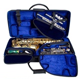 美国PROTEC品牌 中音萨克斯 单簧管 长笛一体箱子 合体箱包