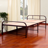 折叠床单人床1米简易木板床办公室午休床双人床实木床钢木床