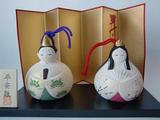 日本制平安土铃雛人形和风日式家居摆件办公桌摆件汽车摆件包邮