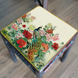 中式古典沙发孔雀坐垫红木椅子垫加厚海绵座垫家具椅垫 定做定制
