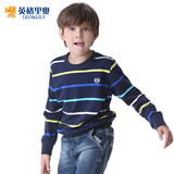 男童长袖T恤韩版儿童t恤纯棉儿童打底衫春装卫衣2016新款英格里奥