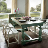 餐桌椅组合多功能家用饭桌[摆设出品]伸缩西餐厅桌椅欧式餐桌