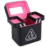 化妆包大容量韩国3CE 高档化妆品收纳包 专业折叠手提化妆箱