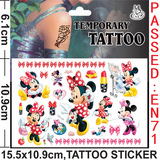 米奇Mickey Mouse米老鼠迪士尼卡通儿童水转印纹身贴图纸可爱贴画