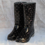 特价时尚冬款雨鞋高筒雨靴女式晴雨两用水鞋套鞋可脱卸保暖雨靴