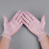 贴手型加厚一次性PVC手套医用检查食品乳胶手套橡胶胶皮手套批发