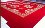 红鹤地毯 中国红大地毯 会议接待室地毯 工程地毯 酒店地毯