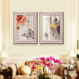 现代装饰画有框画欧式客厅餐厅宜家壁画书房卧室美式花卉墙画挂画
