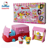 正品Hello Kitty凯蒂猫街角物语快餐车50060儿童场景过家家玩具