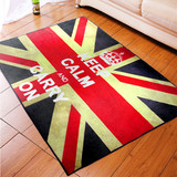 英伦风米字旗英国旗地毯客厅卧室茶几沙发地垫复古做旧创意门垫子