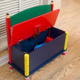 瑞美特儿童收纳箱实木多功能收纳坐凳个性玩具收纳儿童储物柜特价