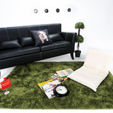 卡比特欧式时尚简约纯色家用加厚长毛防滑地毯卧室客厅茶几床边毯