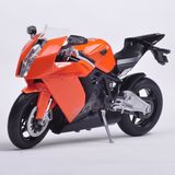 品质高端威利KTM1190RC8摩托车模型 仿真110合金摩托车模型 收藏