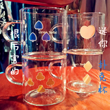 包邮 HAMO哈墨 创意zakka杯子 迷你扑克牌玻璃杯4款 个性水杯