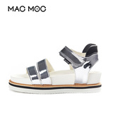 MAC MOC2016新品女鞋夏 凉鞋女夏 松糕厚底露趾坡跟镂空罗马凉鞋