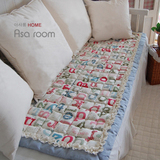 韩国代购【Asa room】沙发垫 卡通英文字母可定做绗缝棉坐垫dc645