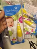 英国brush baby婴幼儿童电动牙刷乳牙0-3岁含刷头电池正品保障