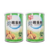 海南特产 春光纯椰子粉400克×2罐 海南椰子粉
