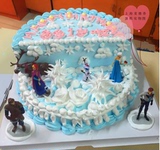 上海麦德香生日蛋糕配送创意定制卡通玩偶蛋糕冰雪奇缘公主蛋糕