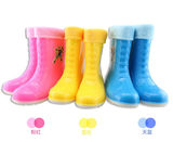 新款回力儿童保暖可爱男女童雨靴冬季短筒水鞋加棉套童鞋童靴直销