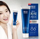 韩国正品爱茉莉麦迪安86牙膏 含氟强效去烟渍牙结石美白牙膏 蓝