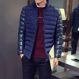 冬装轻薄羽绒服商务青年韩版短款羽绒百搭修身款休闲男士冬季外套