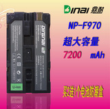鼎耐NP-F970 F930电池索尼MC1500C HXR-NX5C NX3摄像机配件