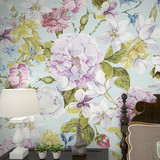 定制欧式花卉3D大型壁画墙纸简约客厅卧室沙发电视背景墙花纹壁纸