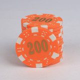 特价0218 塑料 筹码 烫金德州扑克桌 牌 麻将   定制筹码币