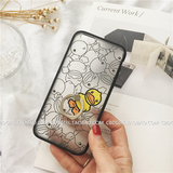 卡通小黄鸭iphone6s手机壳苹果6plus保护套4.7寸创意全包外壳5.5