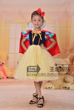元旦女童白雪公主裙演出服装 迪士尼蓬蓬裙 秋冬儿童礼服婚纱裙