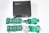 TAKATA赛车改装汽车座椅安全带 四/4点式安全带3寸通用型快开拆
