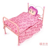 仿真婴儿床芭比玩具床娃娃床过家家玩具女孩生日礼物女童2-3-4岁